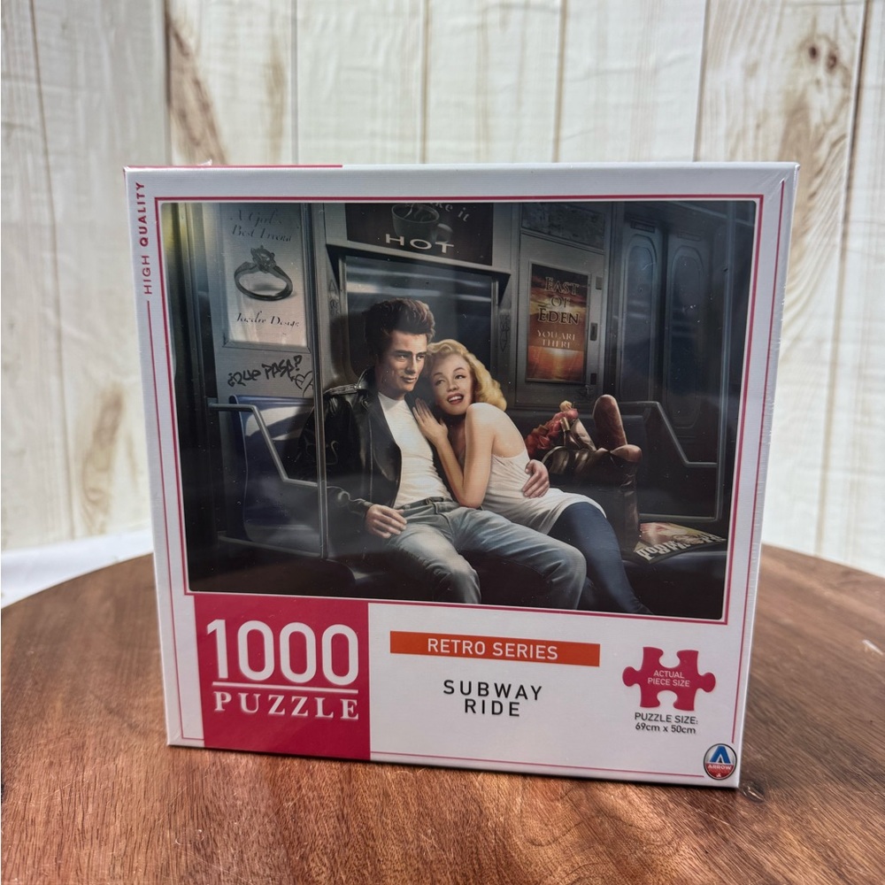 Retro Series Subway Ride Puzzle - 1000 Pieces
